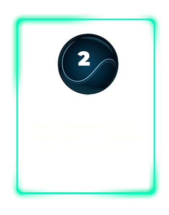 2. Add ethereum via credit card or transfer eth to your wallet.